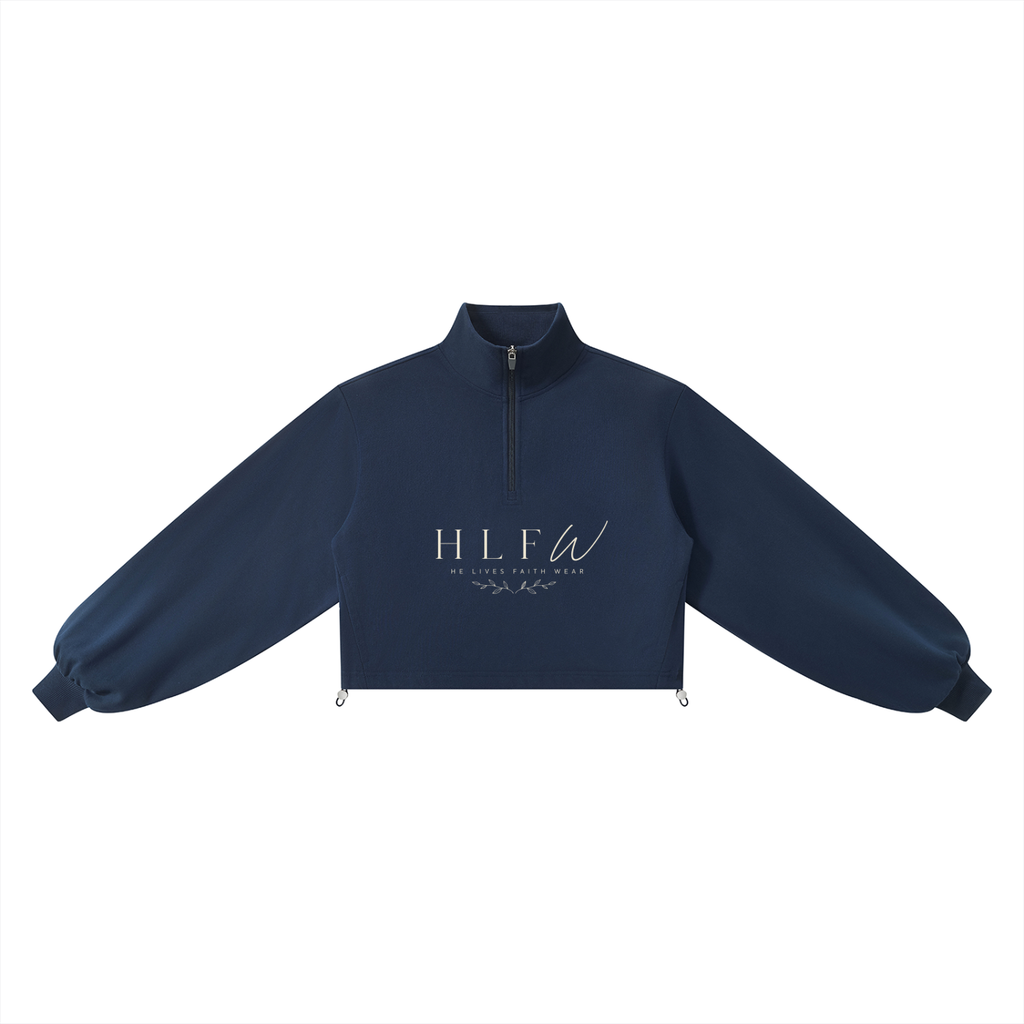 Women’s Mock-Neck Quarter-Zip Sweatshirt