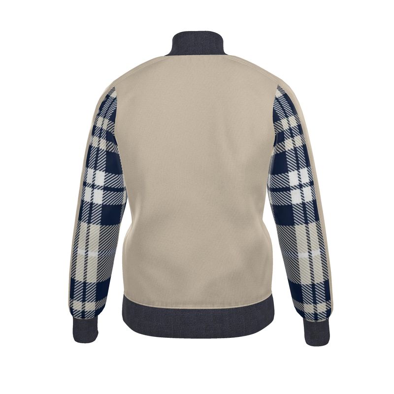 Galaxy blue plaid
