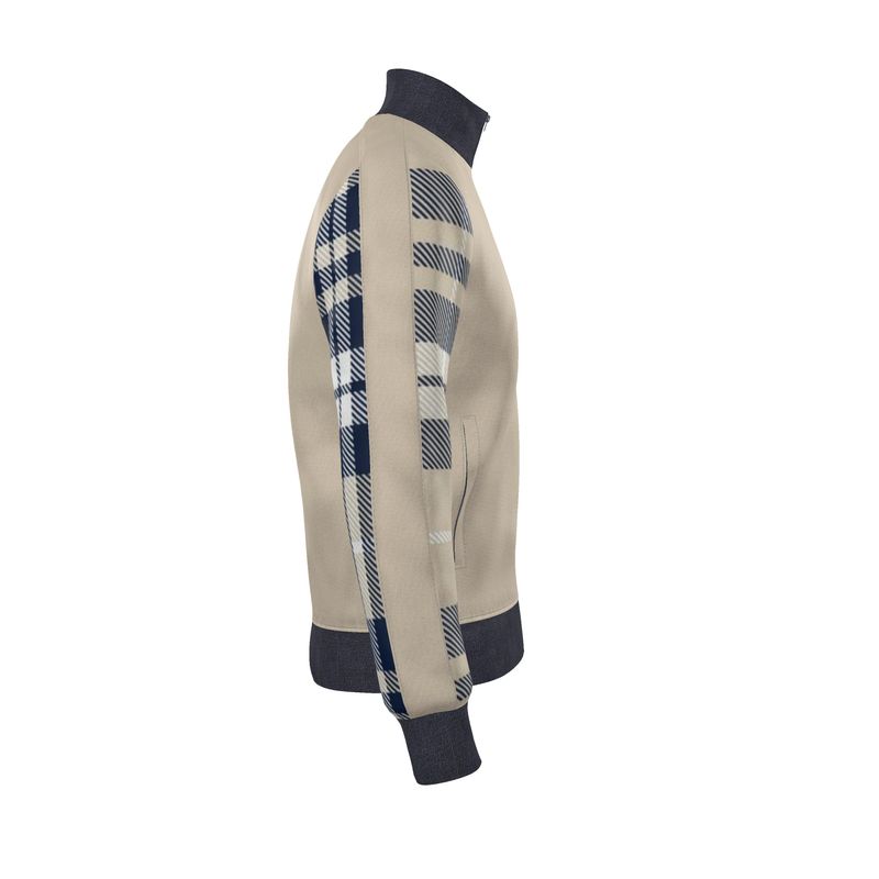 Galaxy blue plaid
