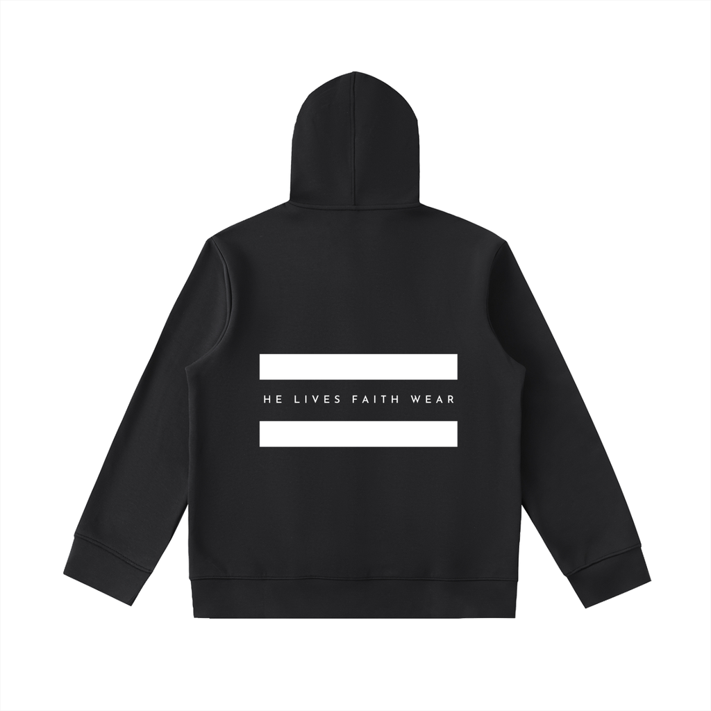 Essential Heavyweight High Neck  Zip-Up Hoodie