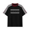 Unisex Colorblock Striped T-Shirt