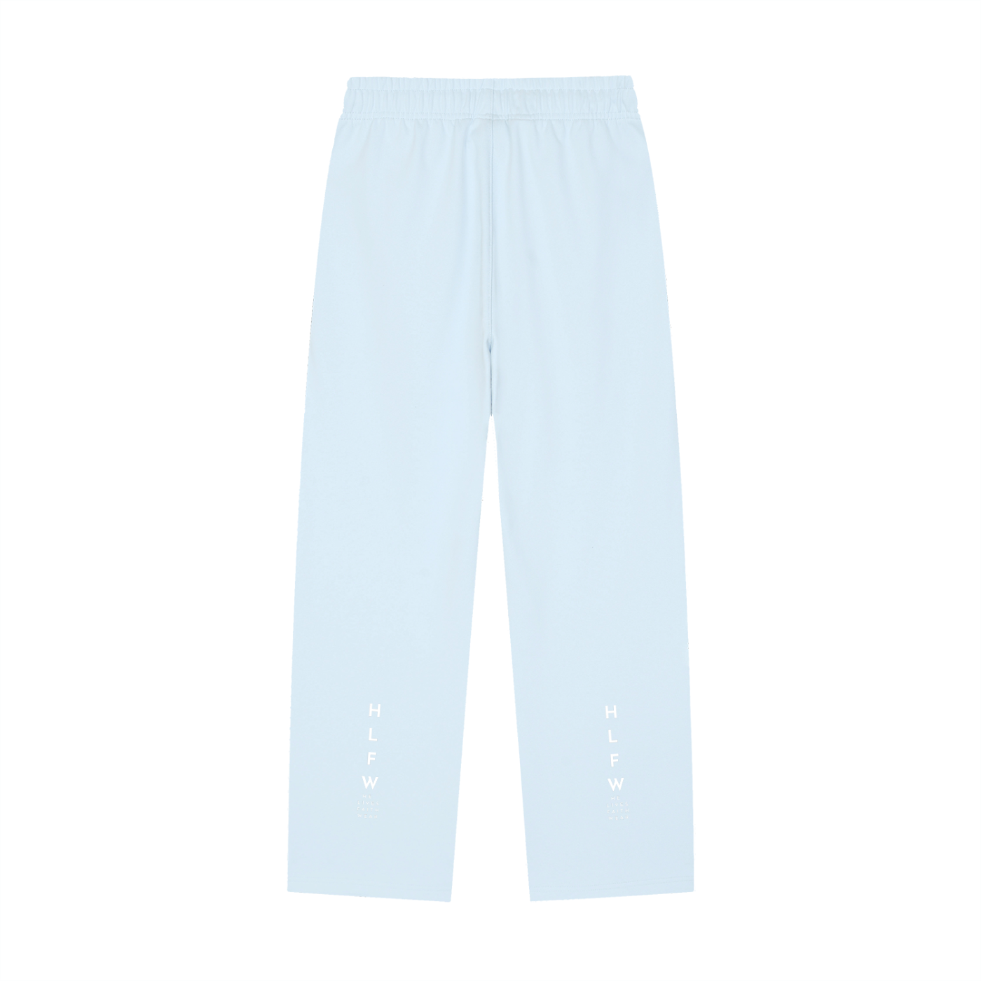 Solid Color Straight-Leg Sweatpants