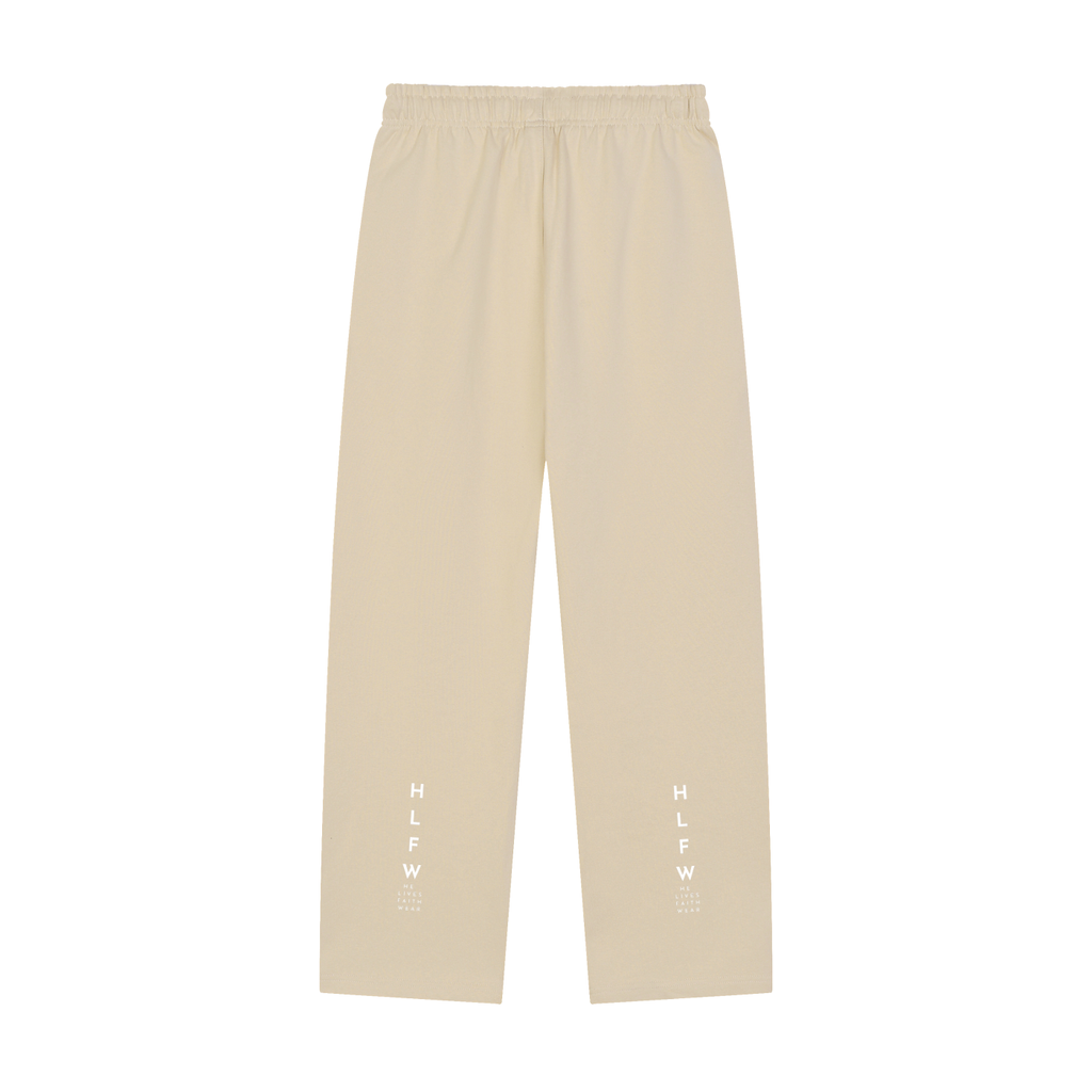 Solid Color Straight-Leg Sweatpants