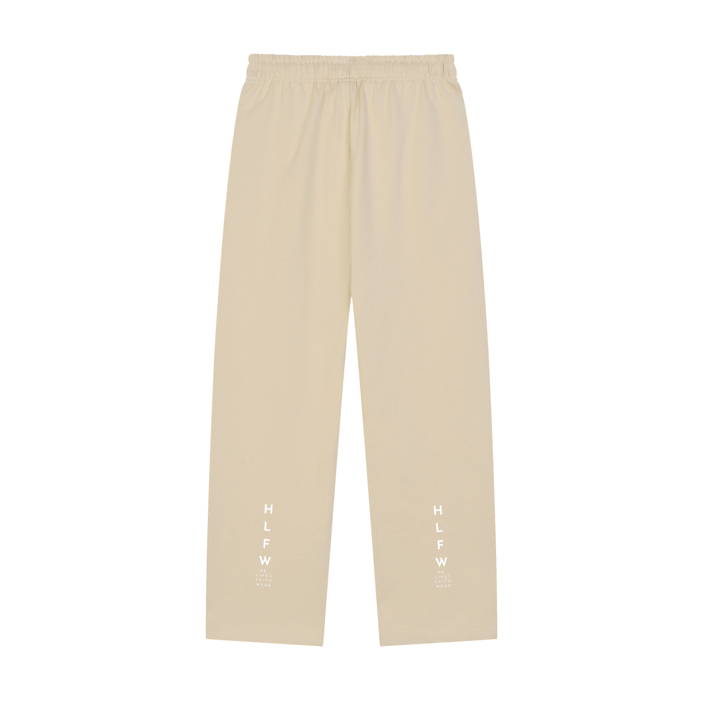 Solid Color Straight-Leg Sweatpants