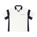 Unisex Boxy Color Block Polo Shirt