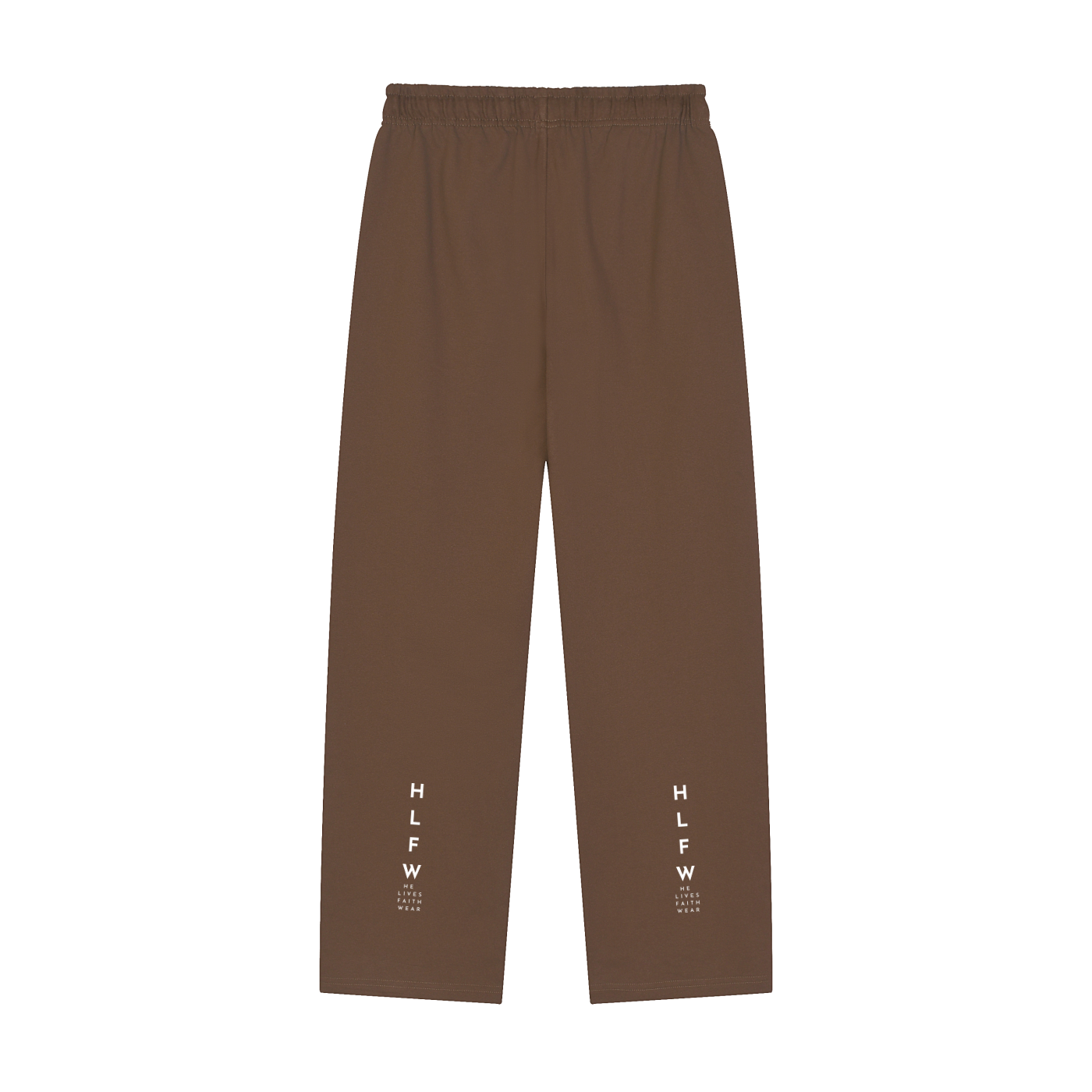 Solid Color Straight-Leg Sweatpants