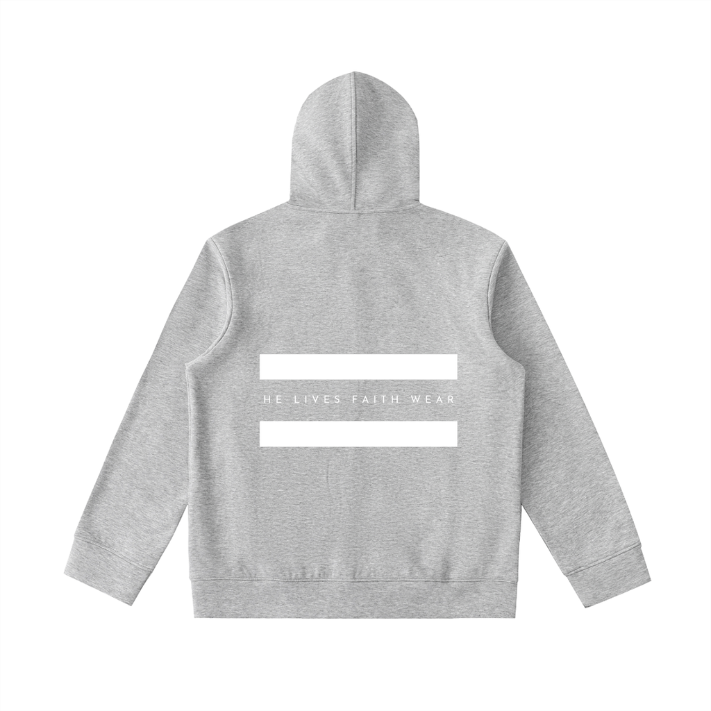 Essential Heavyweight High Neck  Zip-Up Hoodie