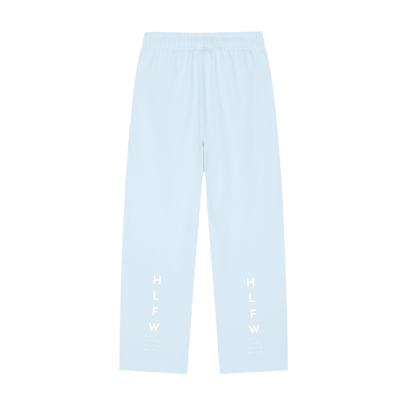 Solid Color Straight-Leg Sweatpants