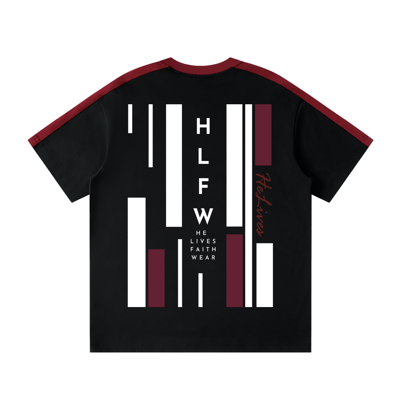 Unisex Colorblock Striped T-Shirt
