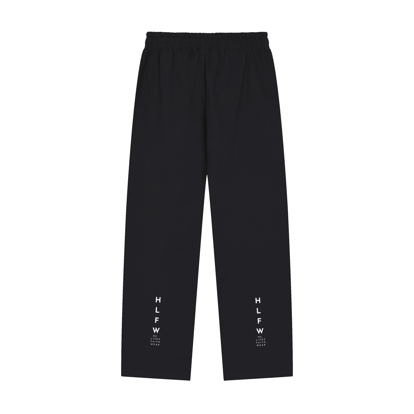 Solid Color Straight-Leg Sweatpants