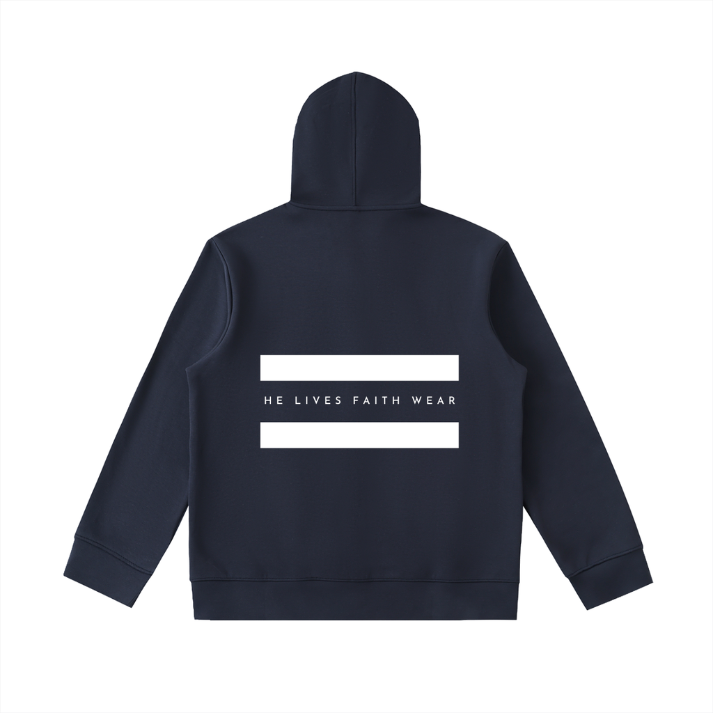 Essential Heavyweight High Neck  Zip-Up Hoodie