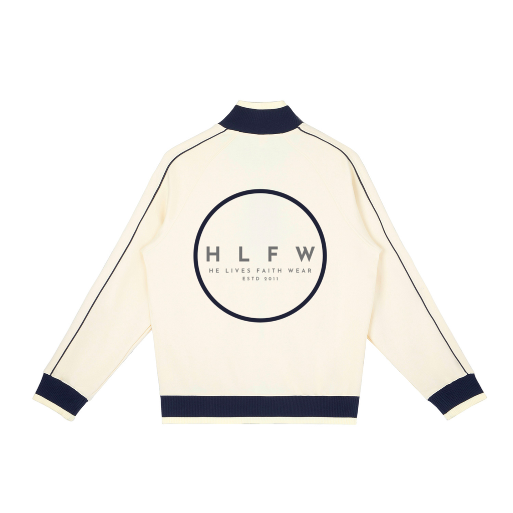Color Block Raglan Sleeve Zip Track Jacket