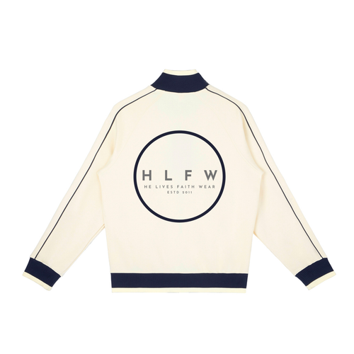 Color Block Raglan Sleeve Zip Track Jacket
