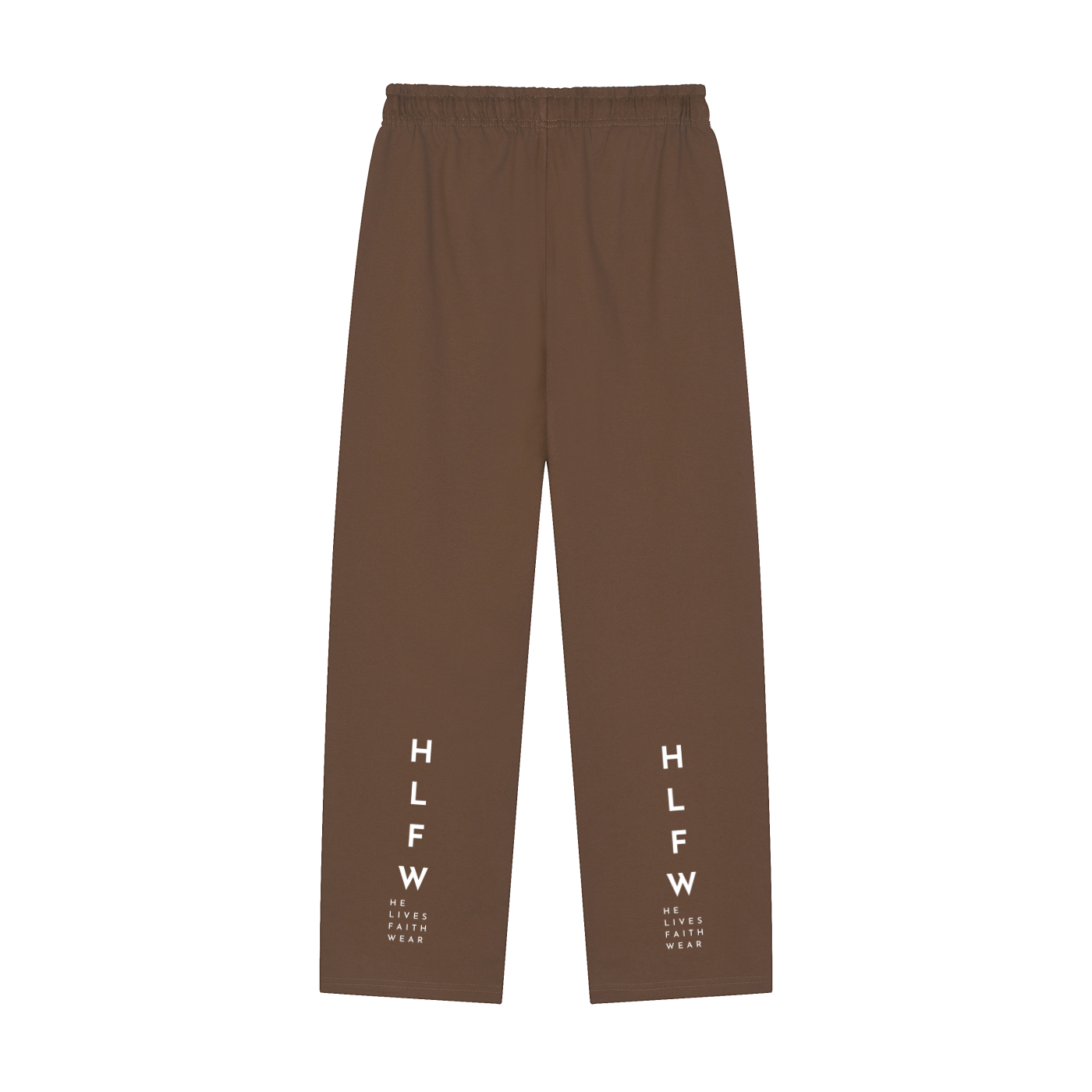 Solid Color Straight-Leg Sweatpants