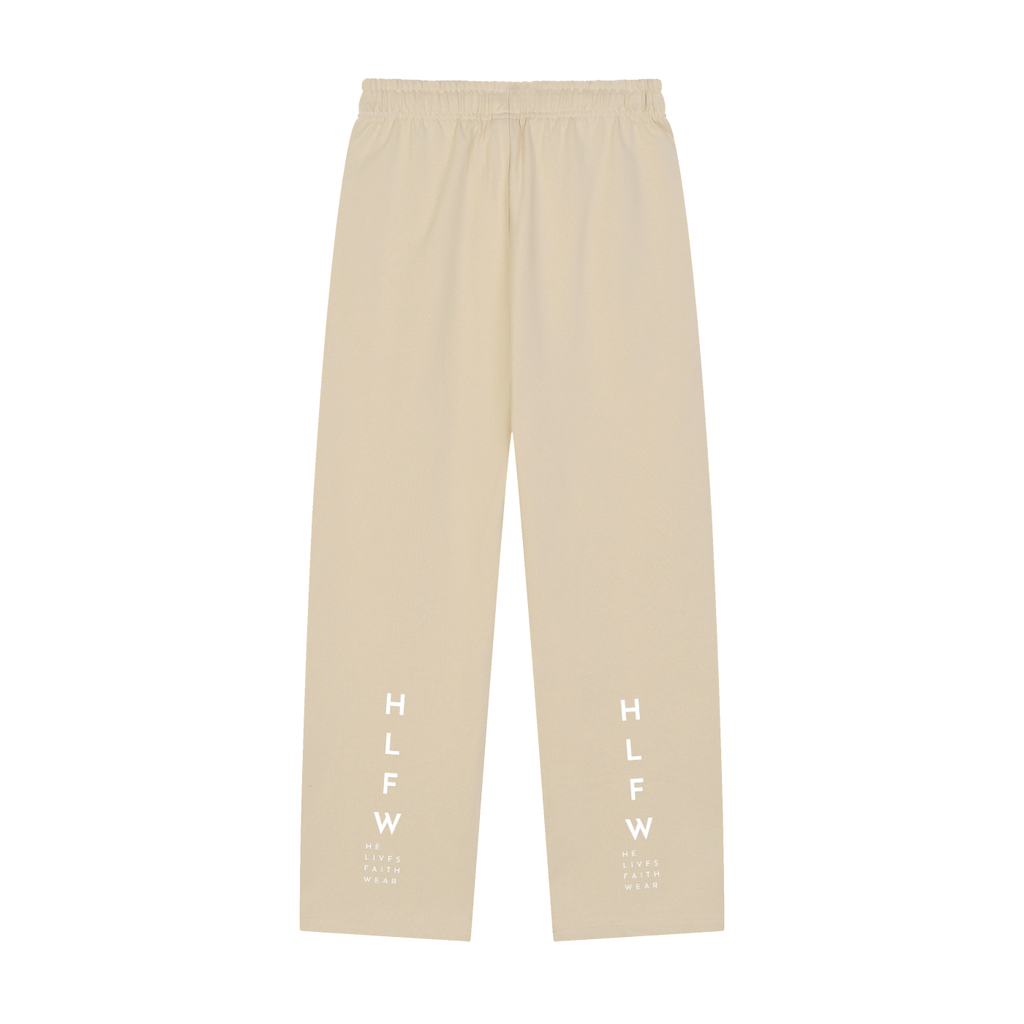 Solid Color Straight-Leg Sweatpants