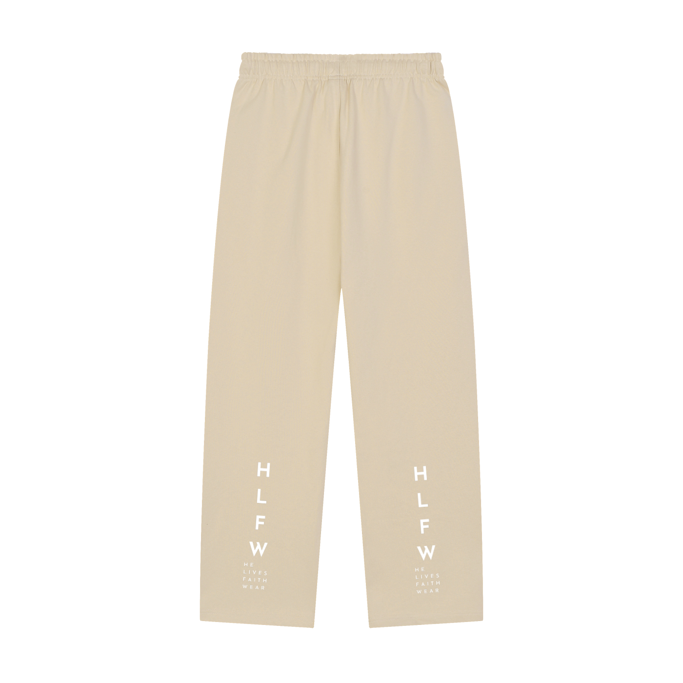 Solid Color Straight-Leg Sweatpants