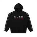 Contrast Piping Raglan Hoodie