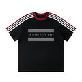 Unisex Colorblock Striped T-Shirt